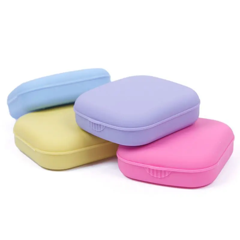 Cute Pocket Mini Contact Lenses Case Travel Kit Easy Carry Mirror Container Holder TY543 lente de contato color eye contacts