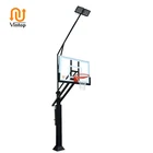 Custom Outdoor Basketball Court Hoop LED Light System