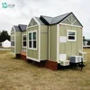 Travelman House Use Prefabricated Green Tiny Home on Wheel