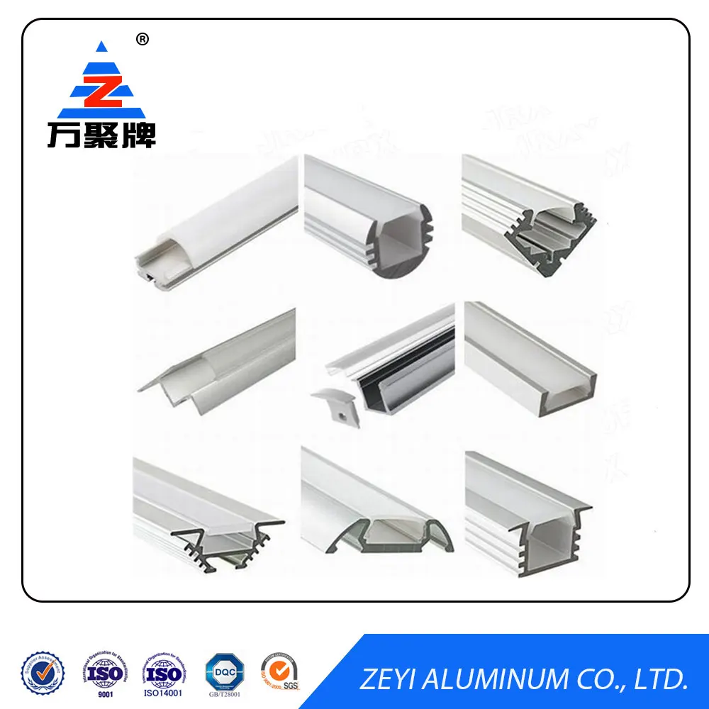 Hot OEM anodized extruded triangle aluminum profile for led strip