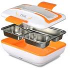Electric Lunch Box Food Heater Portable Stainless Steel Food Warmer Container