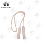 Elegance Deco window natural cotton with two pendants curtain textile tieback tassel fringe