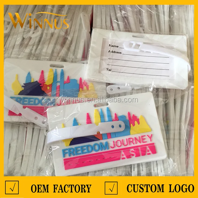 cheap promotional gift custom 3d embossed logo standard size