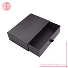 Beauty Matt Black Paper Cardboard Cosmetic Box Makeup Kit, Hair Extension Packaging Box