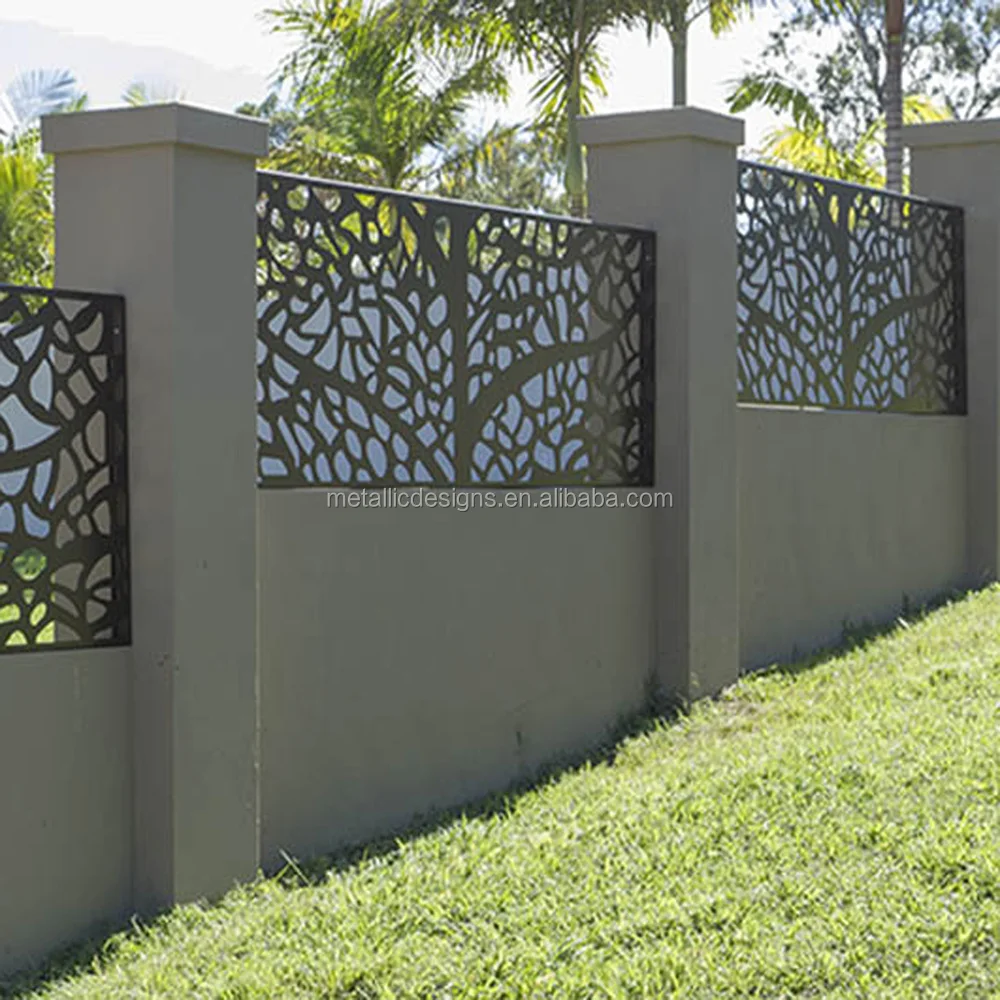 Laser Cut Metal Panels Fence Price Buy Modern Metal Fence,Euro Panel
