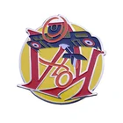 customized soft enamel android robot lapel pin with metal box