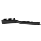 Hard and soft nylon bristle ESD brush, black anti-static brush