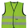 New High Visibility Safety Vest with Zipper Reflective Tape Strips
