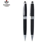 Promotional Pen Ballpoint Pen High Quality Promotional Rubber Top Stylus Touch Metal Ballpoint Pen With Printed Customized Logo