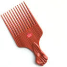 Barber Shop Hairdressing Tool Partition curly Afro Fork twist Fist Hair Flat Comb