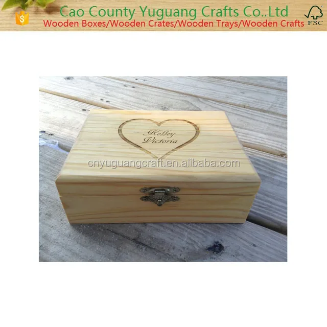 engraved wooden gift box - bridesmaid gifts - wedding