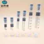 Empty Sterile 1ml Slim Luer Cap Cbd Oil Glass Syringe Custom Packaging