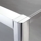 Alloy Tempered Glass 3 Panel Sliding Shower Door