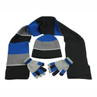 Hot Sell Children Kids Knit Hat Glove Scarf Set