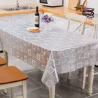 Brand New Popular 137cm*20m Stamp SilverJacquard Eco-Friendly Printed PVC Houseware Table Cloth
