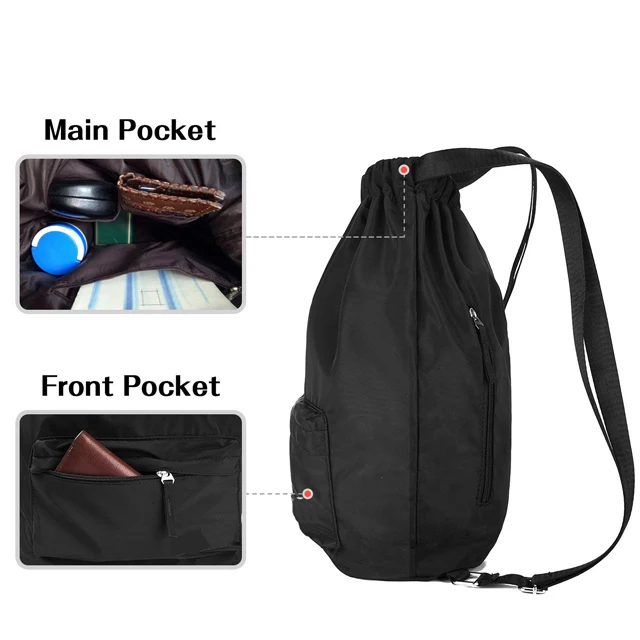 lightweight waterproof drawstring sport bag backpack