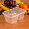 Take away plastic partition microwave divided food container