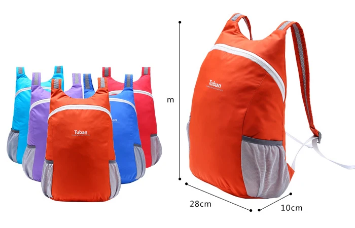 Top selling custom packable waterproof backpack lightweight folding travel backpack