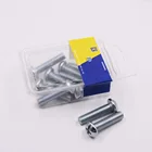 small package galvanized zinc/copper/nickle plated cross recessed round head machine screws
