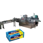 Color logo printing facial tissue carton box packing machine FT258