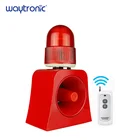 100m Wireless Remote Control Industrial Horn Siren and Strobe Light 24 volt strobe light