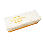 Recyclable Paper Box Charming Design Recycling Paper Lunch Food Box Hot Dog Container
