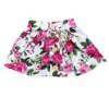 AU style infant toddle girls summer clothes skirts rose baby floral buttons up skirts