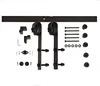 barn doors hardware sets with roller, track, stop, floor guide,wall mount, anti-jump disk