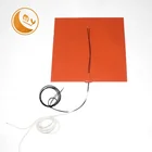 Electric heating element 350*350mm 3d printer heating bed silicone rubber heater with NTC