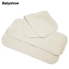 Ecological Organic hemp baby diaper insert 4 layers baby cloth insert for diaper fitted China factory