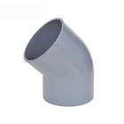 Din PN10 Standard Plastic PVC UPVC Pipe Fittings 135 Degree and 45 Degree Deg Elbow