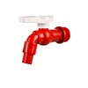 plastic garden faucet long handle two side open pvc water tap