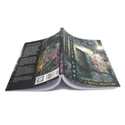 A5 Custom Size 80pp Perfect Binding matte Softcover coloring children english story books cardboard book printing