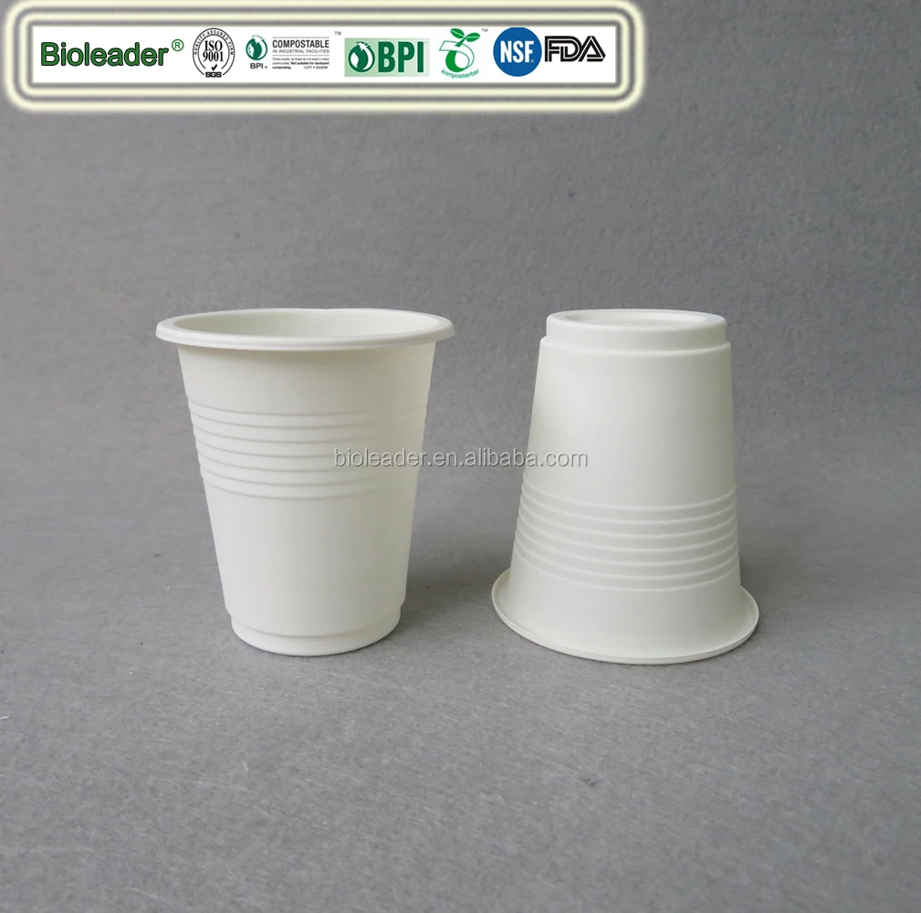 Eco-Friendly Biodegradable disposable Biodegradable Cornstarch CPLA Cups