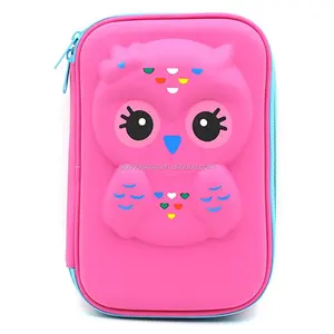 hardtop eva pencil case big pencil box with compartment for kids