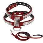 JXANRY Fashion Explosion-proof Shiny Pet Chest Strap Bow Knot Dog Chest Strap Pet Clothes Wholesale