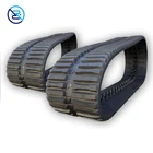 Mini excavator rubber crawler track fits CATERPILLAR 289D 450X86X56 for selling