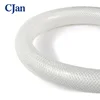 Food grade glass fiber braided reinforced silicone hose, clear silicone tube, braided hose for medical