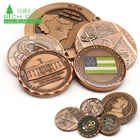 high quality antique copper plating coin indian scotland challenge coin london dubai hong kong singapore souvenir coin supplies
