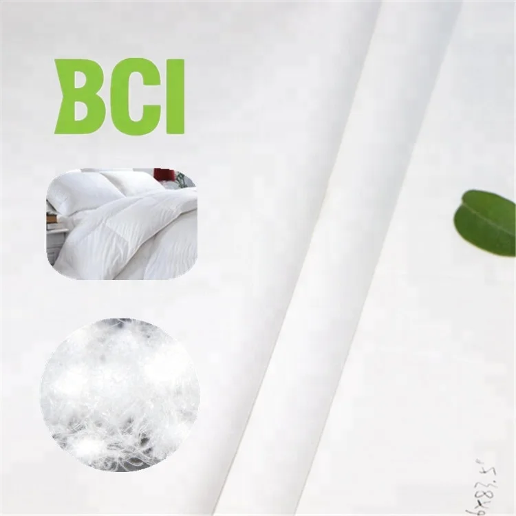 bci cotton fabric white for hotel bed set fabric