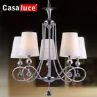 Energy Metal Design Pendant Lamp Energy Saving Contemporary Modern Fabric Shade Metal Material Chrome Pendant Lamp