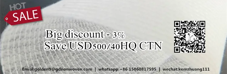 Bags Material Polypropylene 100Gsm Nonwoven Stitch Fabric Polyester Stitch Bond Non Woven Fabric