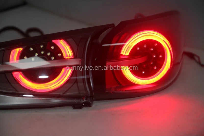 LED rear light For MAZDA 3 Axela Hatchback 2015 -up LED Strip Tail Lamp Clear cover TW