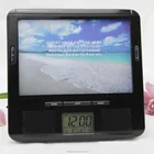 Mutifunction products digital clock fm radio with photo frame