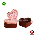recycled luxury custom heart shape cardboard gift box