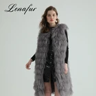 Super Quality Wool Sleeveless Long Mongolian Lamb Fur Vest