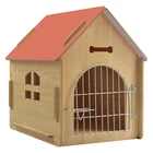 Wooden pet cage house dog kennel house cat house indoor outdoor