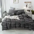 100% organic cotton bed sheet bohemian dye bed cover bedding set