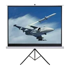 Factory Portable Tripod Projector Screen 72 Inch 4:3 Tripod Stand Projection Screen Indoor Outdoor