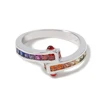 Women 925 Silver Made Of Sterling Silver Models Design 10mm Rainbow Back color Gift For Women